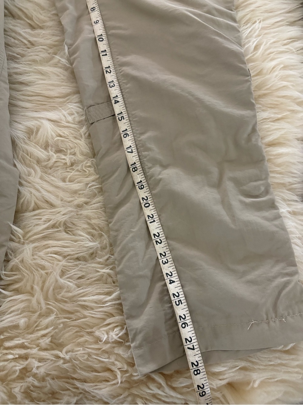 The North Face Khaki Drawstring Nylon Hiking Pants - Picture 5 of 8